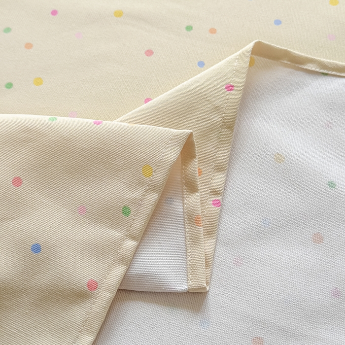 91家纺网 家纺一手货源 找家纺 爱彼家纺 2026新款细沙卡通原棉老粗布床单凉席床单三件套-新升级细沙 彩虹波点