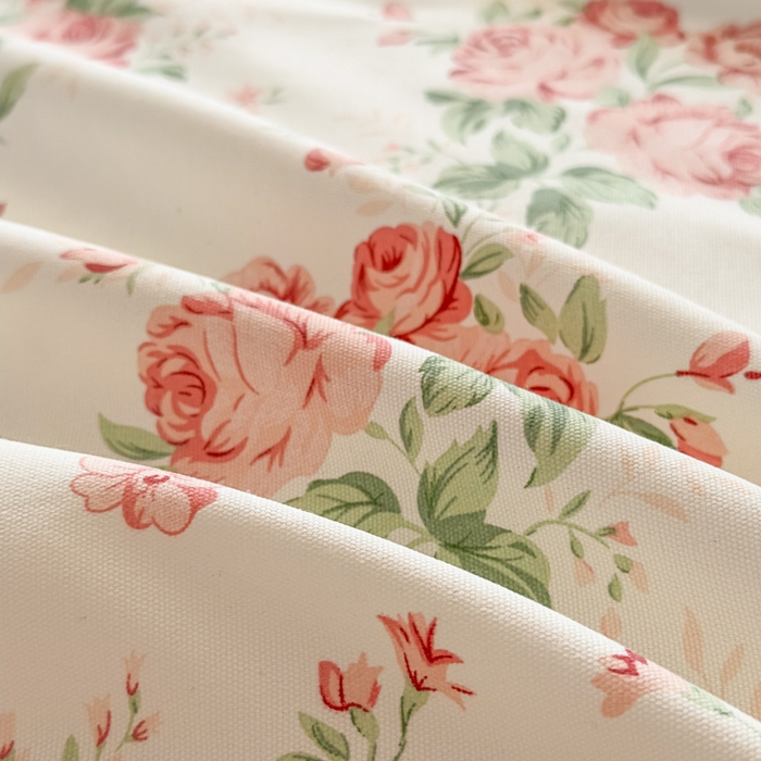 91家纺网 家纺一手货源 找家纺 爱彼家纺 2026新款细沙卡通原棉老粗布床单凉席床单三件套-新升级细沙 粉玫密语