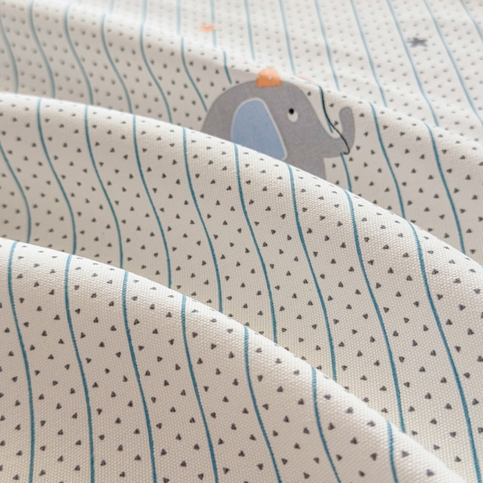 91家纺网 家纺一手货源 找家纺 爱彼家纺 2026新款细沙卡通原棉老粗布床单凉席床单三件套-新升级细沙 元气小象