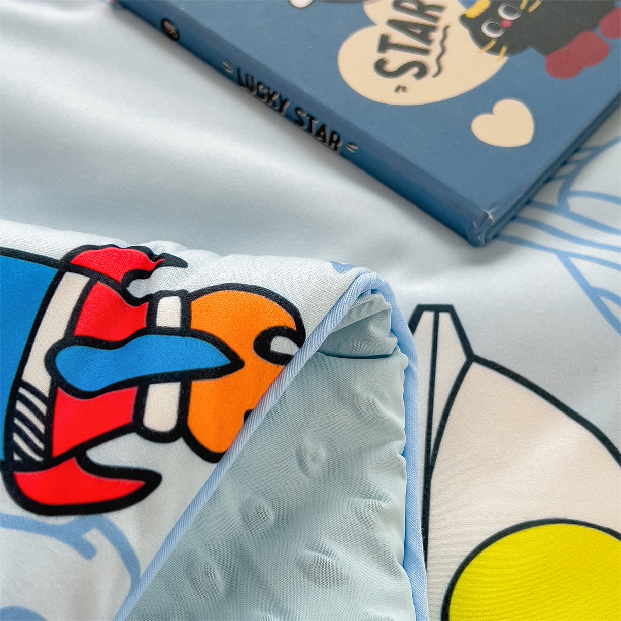 91家纺网 家纺一手货源 找家纺 （总）兄弟坊 2026新款A类正版授权卡通针织棉凉感豆豆夏被 夏凉被