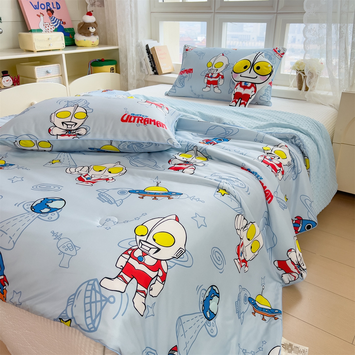 91家纺网 家纺一手货源 找家纺 （总）兄弟坊 2026新款A类正版授权卡通针织棉凉感豆豆夏被 夏凉被