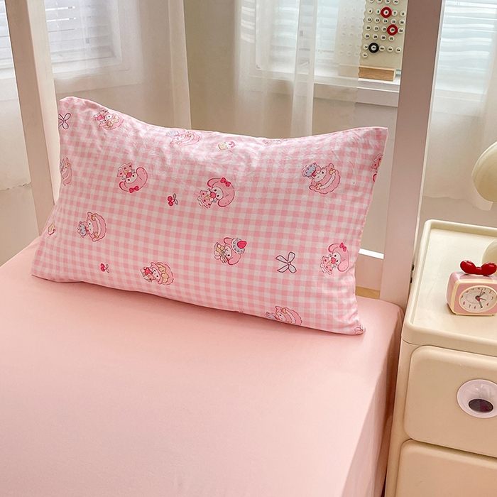 91家纺网 家纺一手货源 找家纺 （总）梦卓家纺 2026新款学生季超柔水洗棉印花卡通宿舍上下铺三件套