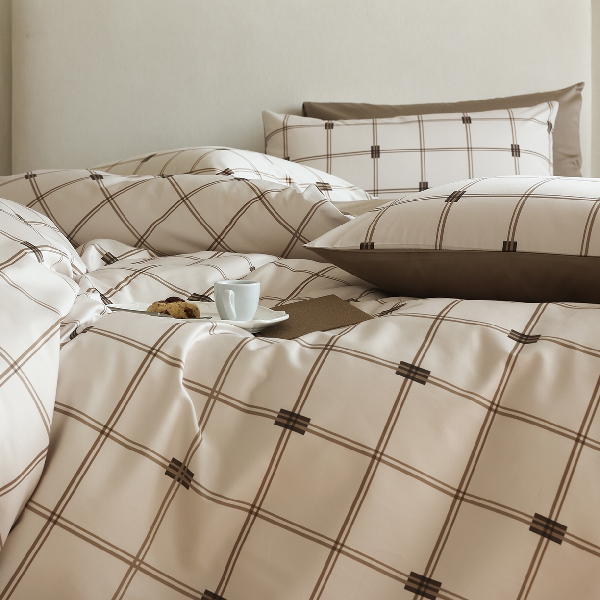 91家纺网 家纺一手货源 找家纺 （总）ONE TWO ONE 121 【提供买家秀】【会员-20】【控价商品】【专版花型】2026新款100s长绒棉纯棉全棉床上用品数码印花四件套