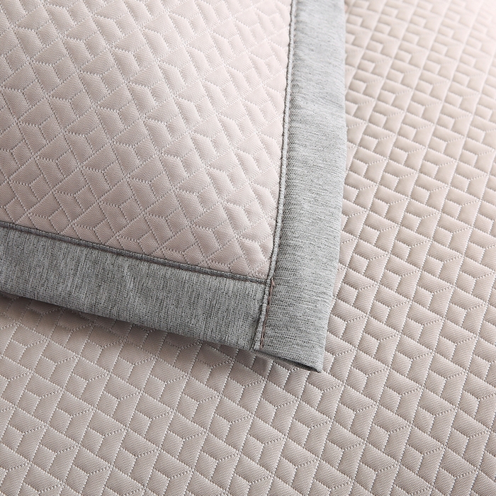 91家纺网 家纺一手货源 找家纺 （总）小牛席业 2026新款鲜花刺绣冷感豆豆枕套单枕套枕套单件