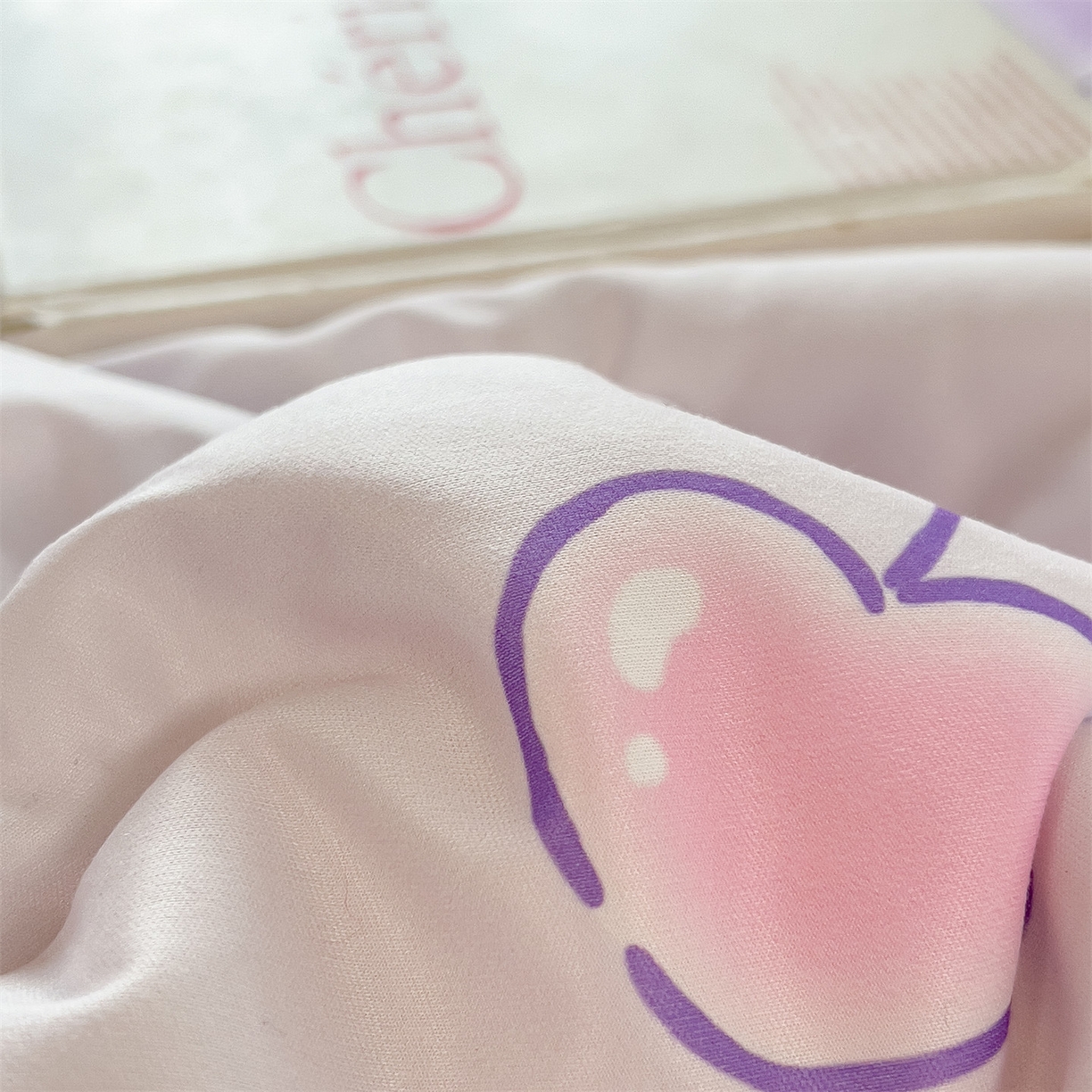 91家纺网 家纺一手货源 找家纺 兄弟坊 2026新款A类正版授权卡通针织棉凉感豆豆夏被 夏凉被 甜心库洛米