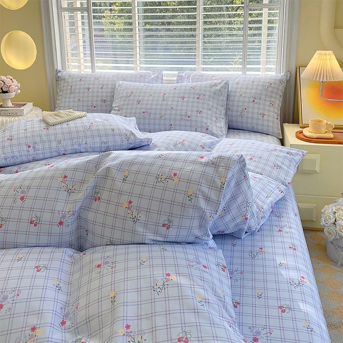 91家纺网 家纺一手货源 找家纺 （总）春皖家纺 2026高端直播热卖非遗A类全棉老粗布加厚床单款三件套-普通款四件套