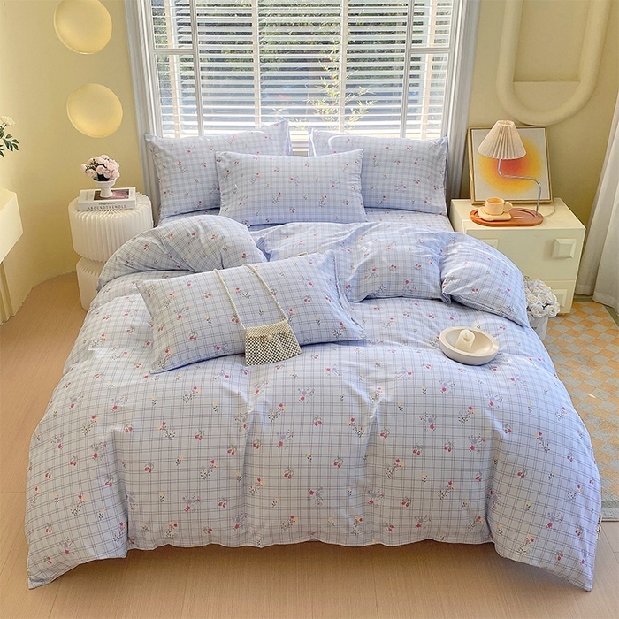 91家纺网 家纺一手货源 找家纺 （总）春皖家纺 2026高端直播热卖非遗A类全棉老粗布加厚床单款三件套-普通款四件套