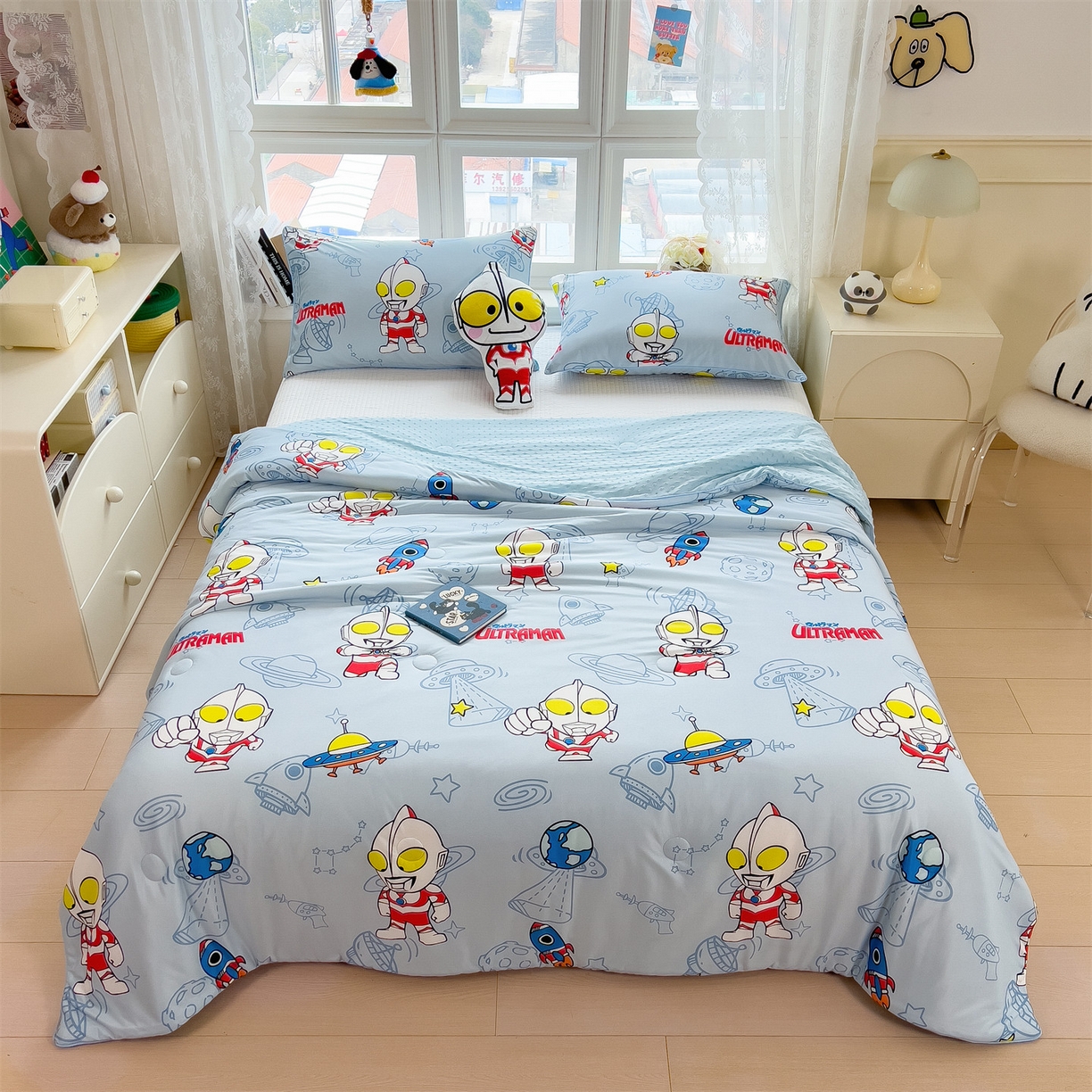 91家纺网 家纺一手货源 找家纺 （总）兄弟坊 2026新款A类正版授权卡通乳胶凉席夏被四件套