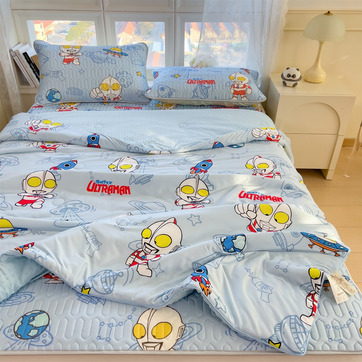 91家纺网 家纺一手货源 找家纺 （总）兄弟坊 2026新款A类正版授权卡通乳胶凉席夏被四件套