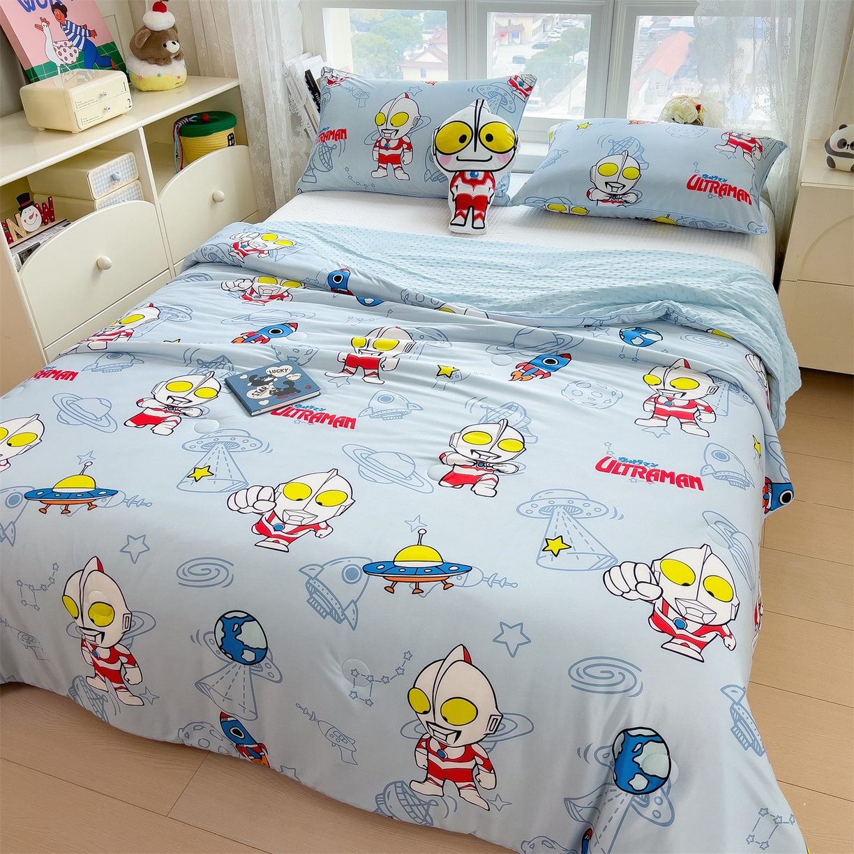 91家纺网 家纺一手货源 找家纺 （总）兄弟坊 2026新款A类正版授权卡通乳胶凉席夏被四件套