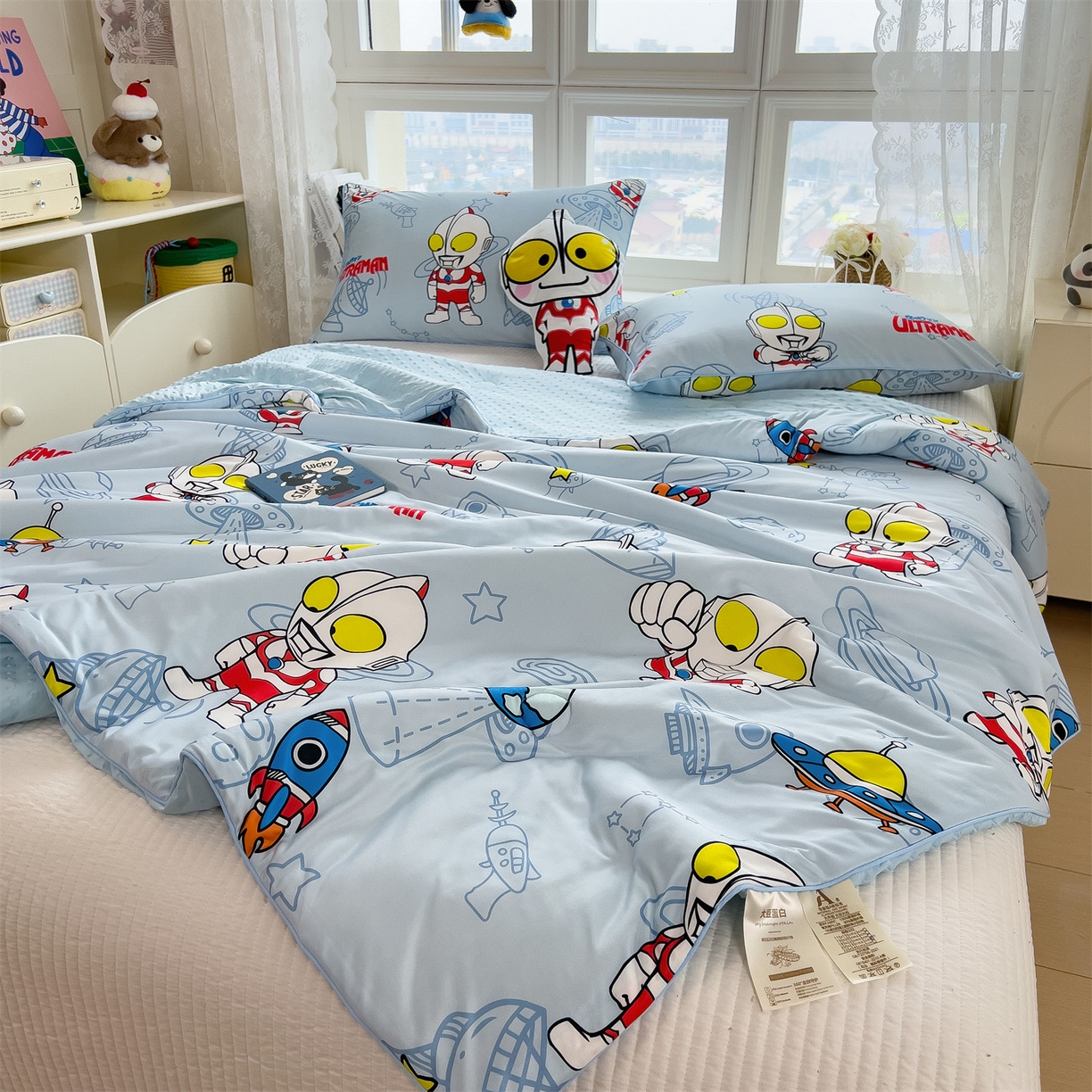 91家纺网 家纺一手货源 找家纺 （总）兄弟坊 2026新款A类正版授权卡通乳胶凉席夏被四件套