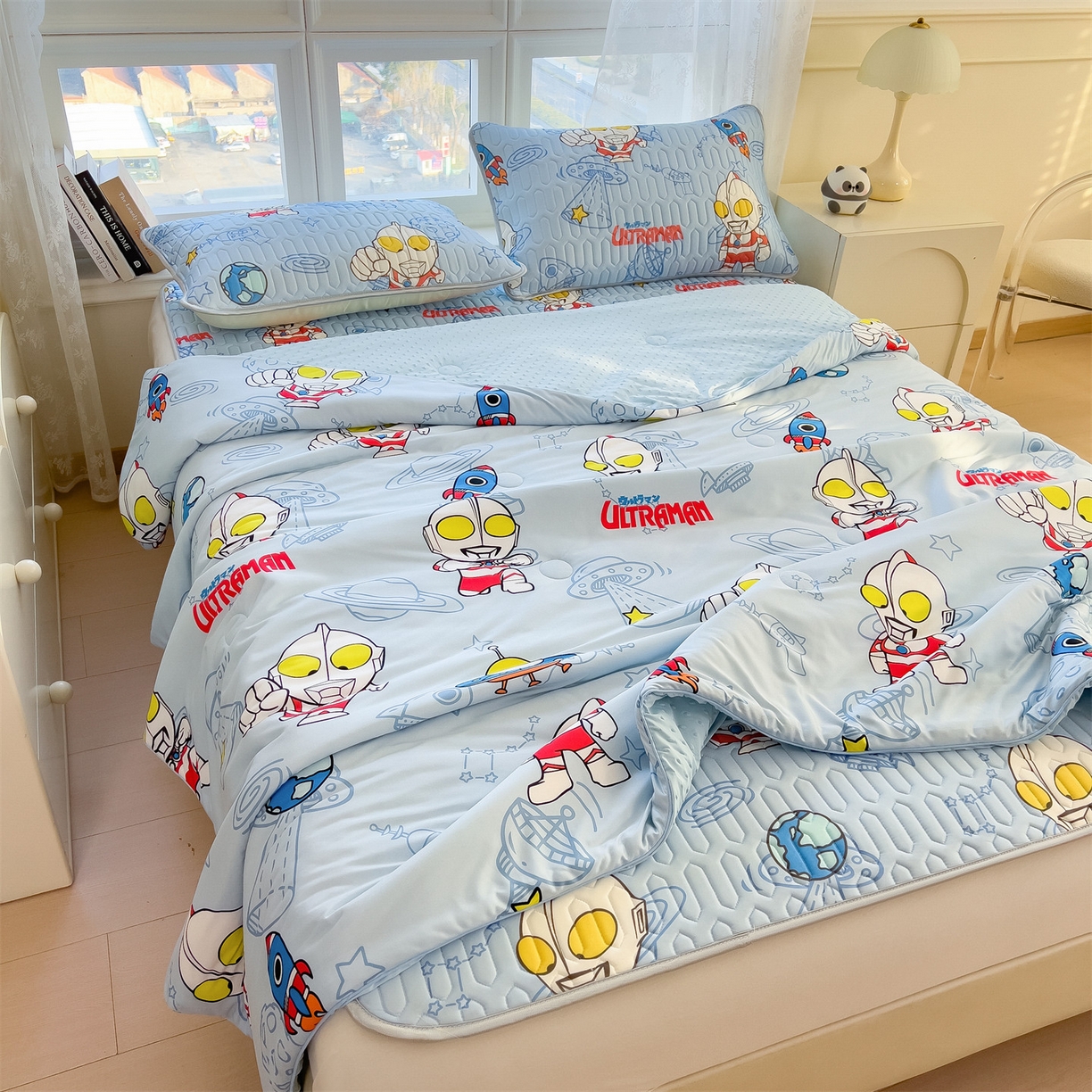 91家纺网 家纺一手货源 找家纺 （总）兄弟坊 2026新款A类正版授权卡通乳胶凉席夏被四件套