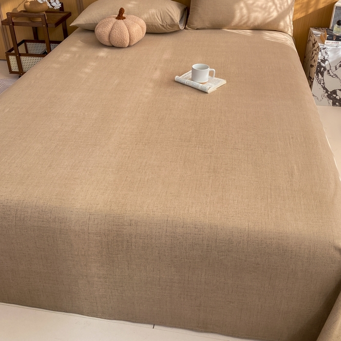 91家纺网 家纺一手货源 找家纺 （总）麒东家纺 2026年新款古棉麻单床单