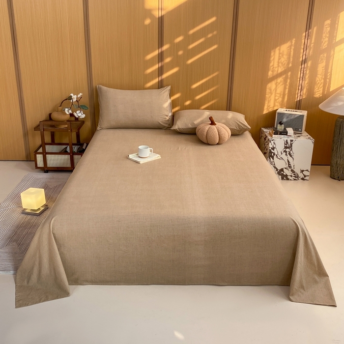 91家纺网 家纺一手货源 找家纺 （总）麒东家纺 2026年新款古棉麻单床单