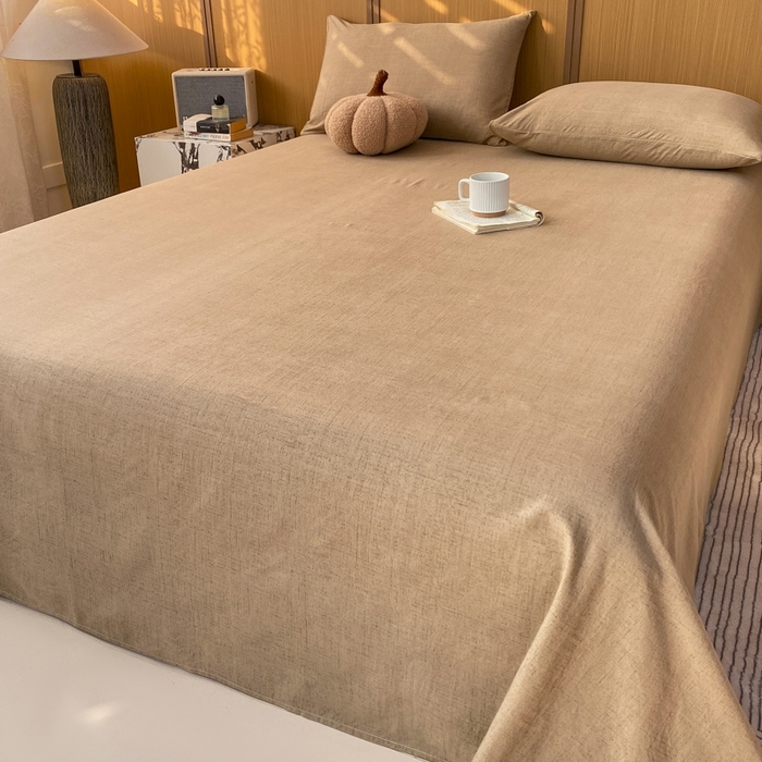 91家纺网 家纺一手货源 找家纺 （总）麒东家纺 2026年新款古棉麻单床单