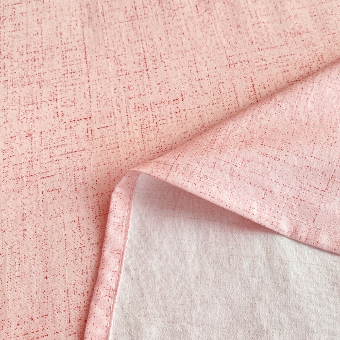 91家纺网 家纺一手货源 找家纺 麒东家纺 2026年新款古棉麻单床单 粉色