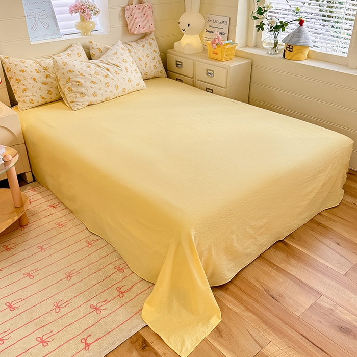 91家纺网 家纺一手货源 找家纺 九诺家纺 2026新款丝柔棉加厚小清新印花四件套-甜心 甜心-欧若拉