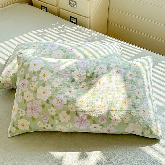 91家纺网 家纺一手货源 找家纺 九诺家纺 2026新款丝柔棉加厚小清新印花四件套-甜心 甜心-海岛青春