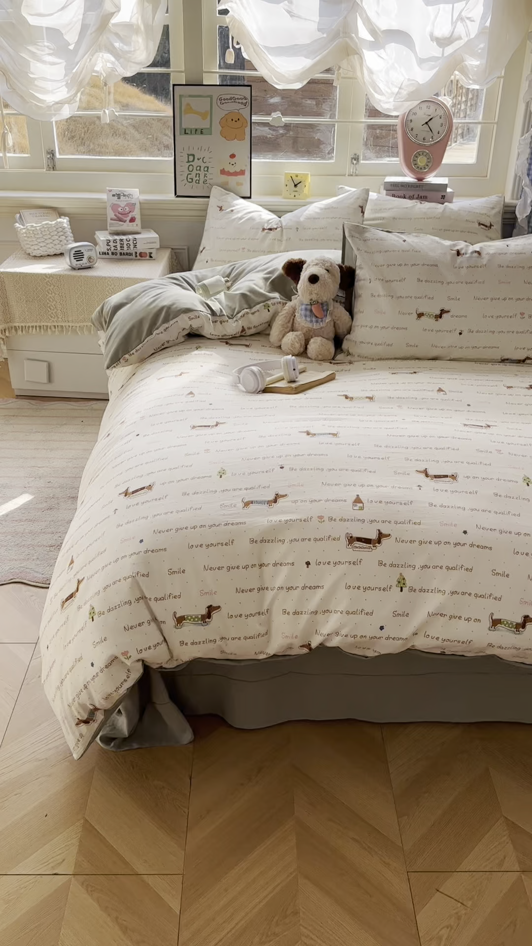 91家纺网 家纺一手货源 找家纺 （总）暖伊家居 2026新款澳洲原单仿棉布袋四件套 硬包