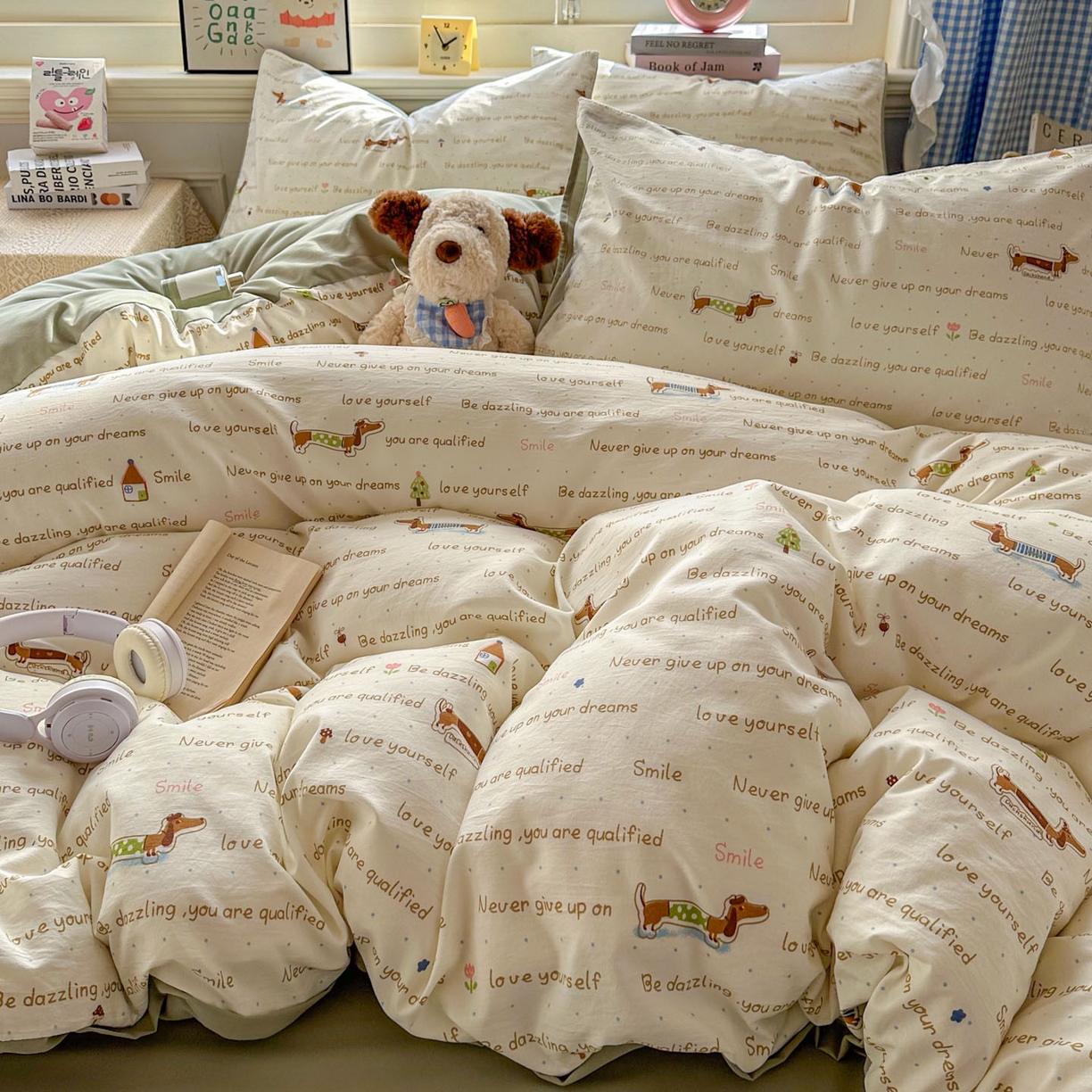 91家纺网 家纺一手货源 找家纺 （总）暖伊家居 2026新款澳洲原单仿棉布袋四件套 硬包