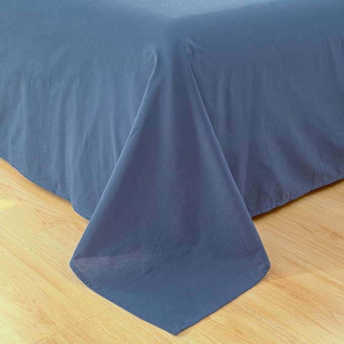 91家纺网 家纺一手货源 找家纺 （总）柠萌家居 2026年新款全棉A类母婴级水洗棉纯棉床单纯色系列单品