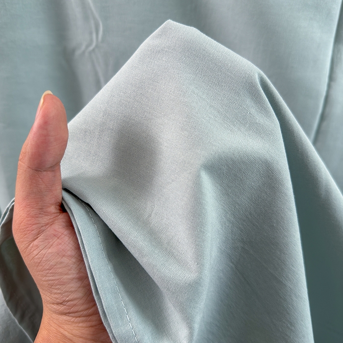 91家纺网 家纺一手货源 找家纺 柠萌家居 2026年新款全棉A类母婴级水洗棉纯棉床单纯色系列单品 繁星蓝