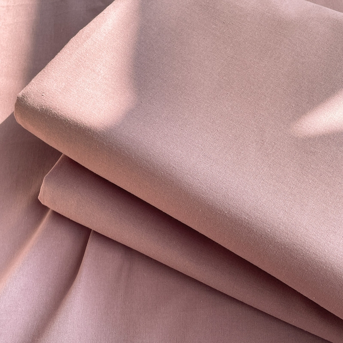 91家纺网 家纺一手货源 找家纺 柠萌家居 2026年新款全棉A类母婴级水洗棉纯棉床单纯色系列单品 粉紫