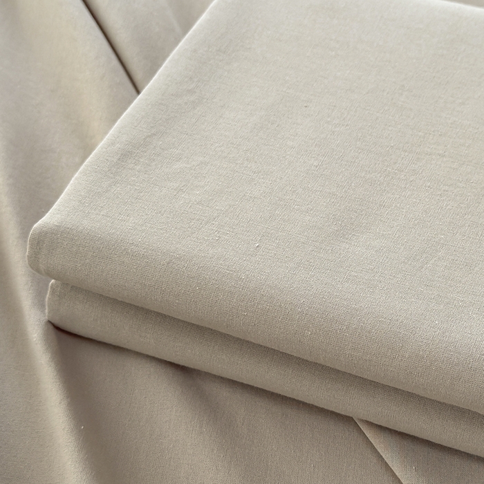 91家纺网 家纺一手货源 找家纺 柠萌家居 2026年新款全棉A类母婴级水洗棉纯棉床单纯色系列单品 卡其