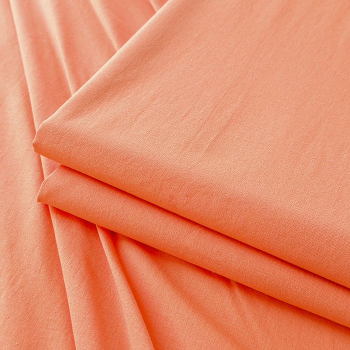 91家纺网 家纺一手货源 找家纺 柠萌家居 2026年新款全棉A类母婴级水洗棉纯棉床单纯色系列单品 马丁桔