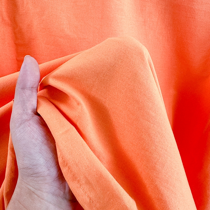 91家纺网 家纺一手货源 找家纺 柠萌家居 2026年新款全棉A类母婴级水洗棉纯棉床单纯色系列单品 马丁桔