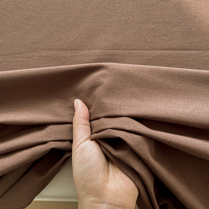 柠萌家居 2026年新款全棉A类母婴级水洗棉纯棉床单纯色系列单品 摩卡