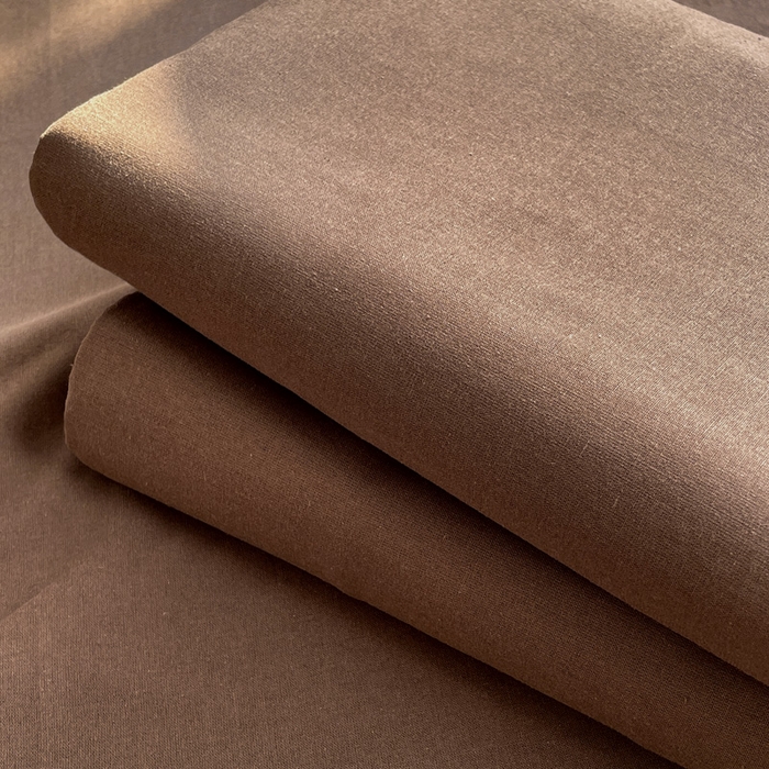 91家纺网 家纺一手货源 找家纺 柠萌家居 2026年新款全棉A类母婴级水洗棉纯棉床单纯色系列单品 摩卡