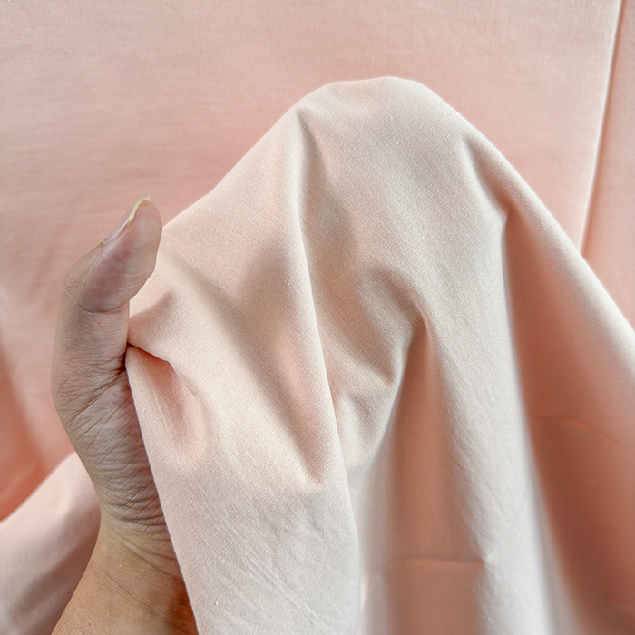 91家纺网 家纺一手货源 找家纺 柠萌家居 2026年新款全棉A类母婴级水洗棉纯棉床单纯色系列单品 浅粉