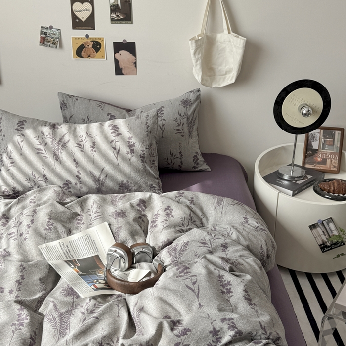 91家纺网 家纺一手货源 找家纺 （总）雅阁尔家纺 2026新款轻奢复古美拉德风泡芙棉冷淡侘寂风水洗棉双层纱单枕套