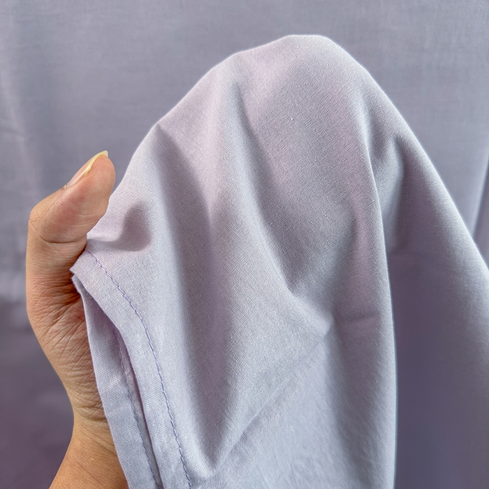 91家纺网 家纺一手货源 找家纺 柠萌家居 2026年新款全棉A类母婴级水洗棉纯棉床单纯色系列单品 浅紫