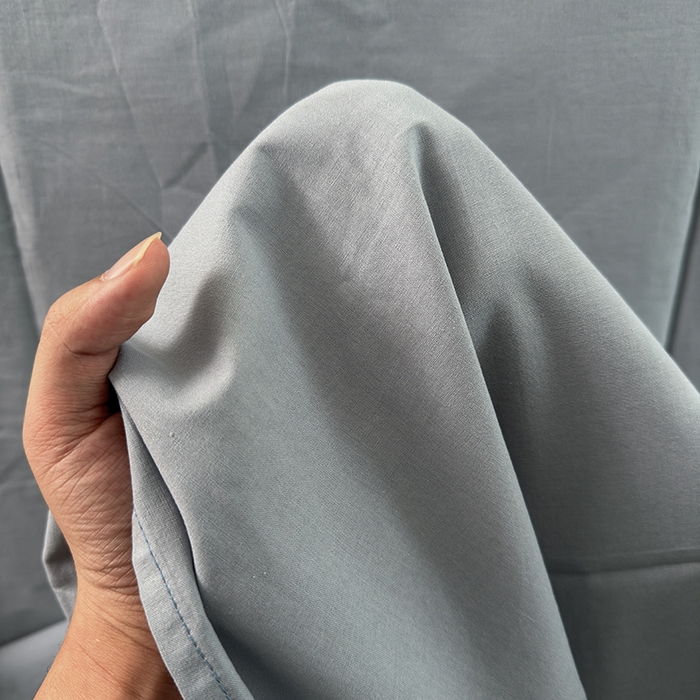 91家纺网 家纺一手货源 找家纺 柠萌家居 2026年新款全棉A类母婴级水洗棉纯棉床单纯色系列单品 中灰
