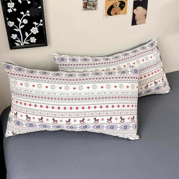 91家纺网 家纺一手货源 找家纺 雅阁尔家纺 2026新款轻奢复古美拉德风泡芙棉冷淡侘寂风水洗棉双层纱单枕套 马上有钱