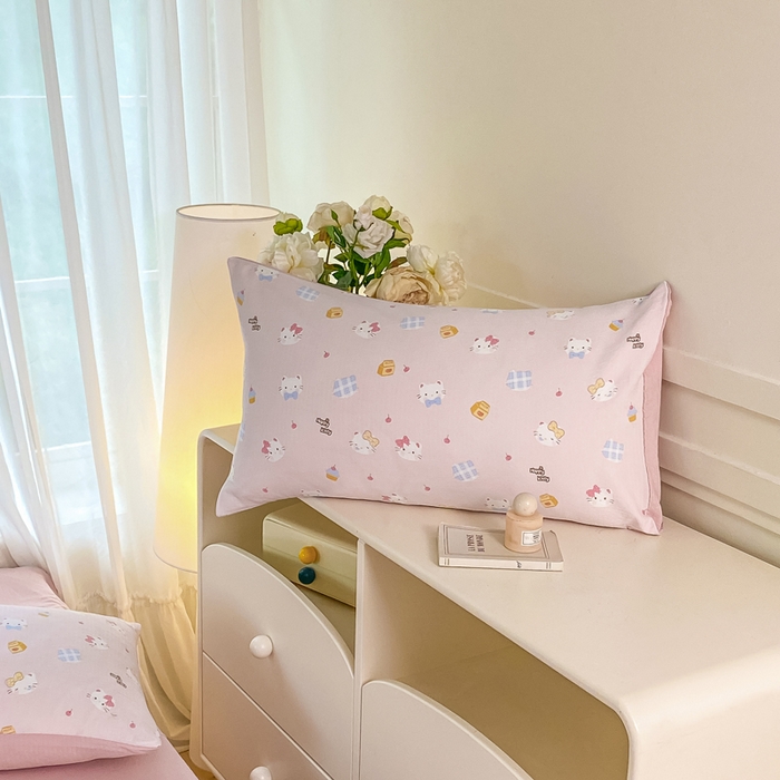 91家纺网 家纺一手货源 找家纺 雅阁尔家纺 2026新款轻奢复古美拉德风泡芙棉冷淡侘寂风水洗棉双层纱单枕套 咪咪宝贝