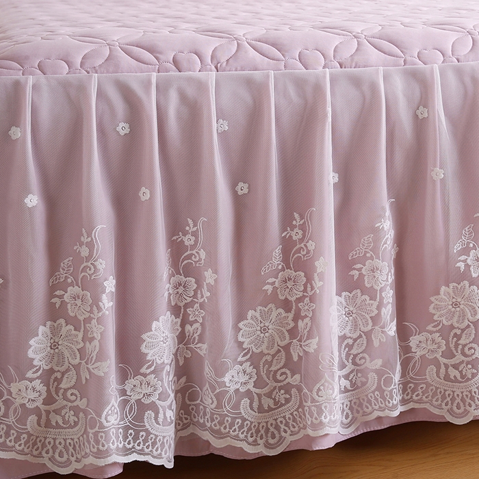 91家纺网 家纺一手货源 找家纺 （总）怡源梦 2026新款清新雅致单被套床裙单品床裙单件