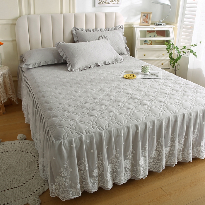 91家纺网 家纺一手货源 找家纺 （总）怡源梦 2026新款清新雅致单被套床裙单品床裙单件