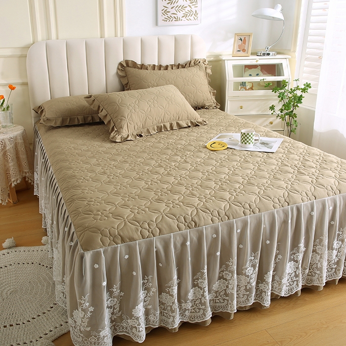 91家纺网 家纺一手货源 找家纺 （总）怡源梦 2026新款清新雅致单被套床裙单品床裙单件