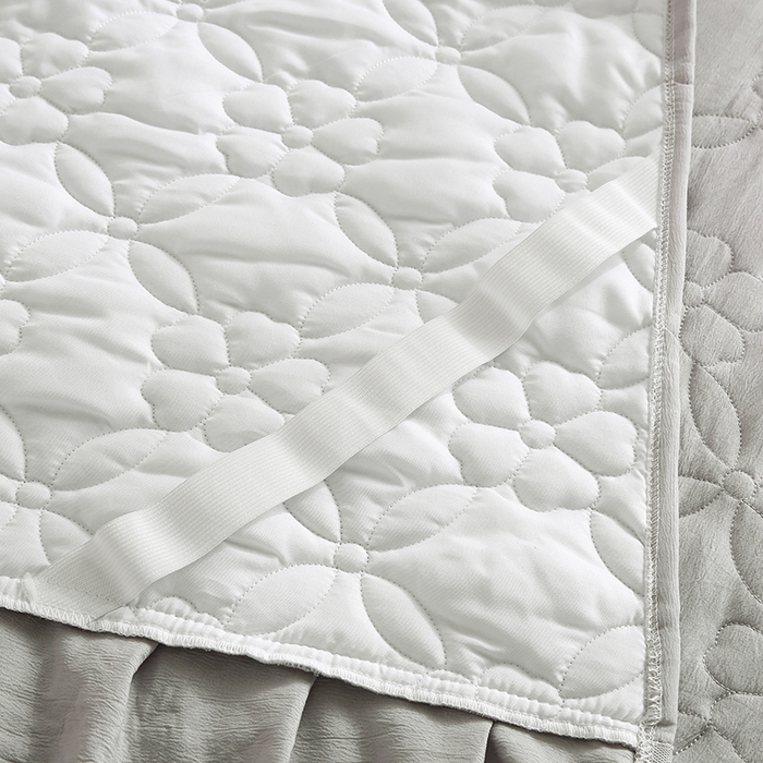 91家纺网 家纺一手货源 找家纺 怡源梦 2026新款清新雅致单被套床裙单品床裙单件 星光灰