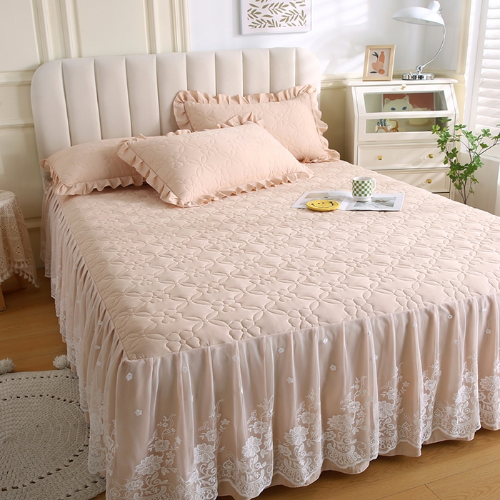 怡源梦 2026新款清新雅致单被套床裙单品床裙单件 金典驼