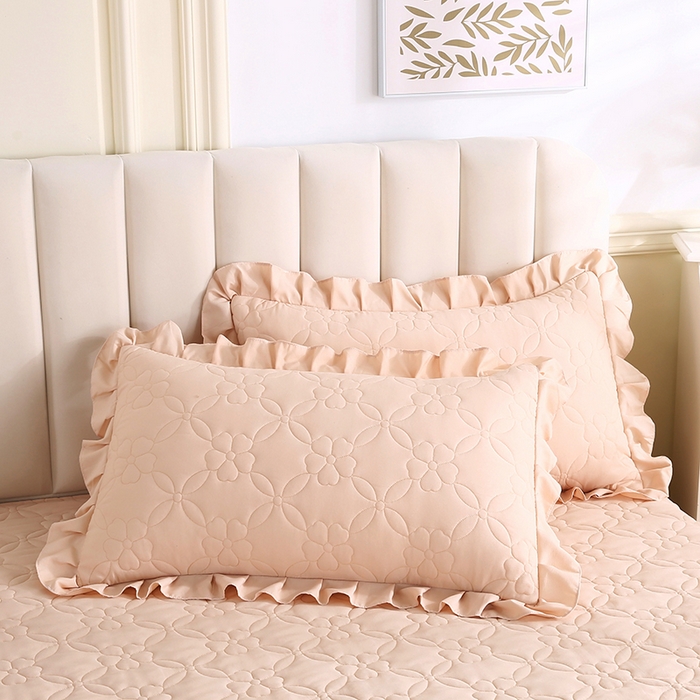 91家纺网 家纺一手货源 找家纺 怡源梦 2026新款清新雅致单被套床裙单品床裙单件 金典驼