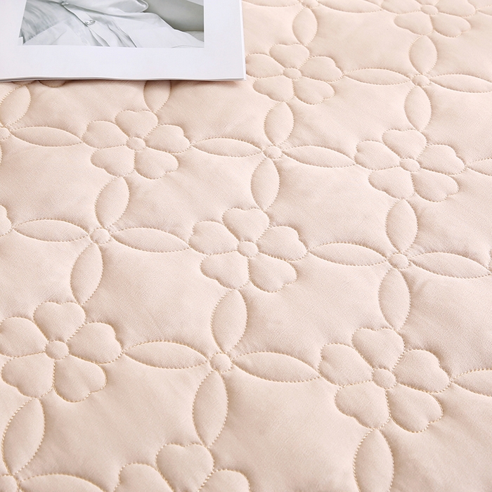 91家纺网 家纺一手货源 找家纺 怡源梦 2026新款清新雅致单被套床裙单品床裙单件 金典驼