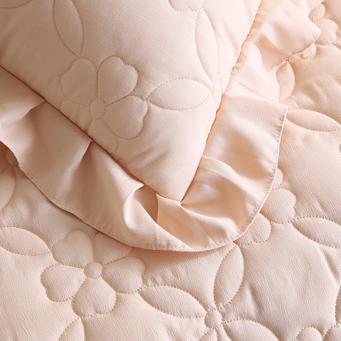 91家纺网 家纺一手货源 找家纺 怡源梦 2026新款清新雅致单被套床裙单品床裙单件 金典驼