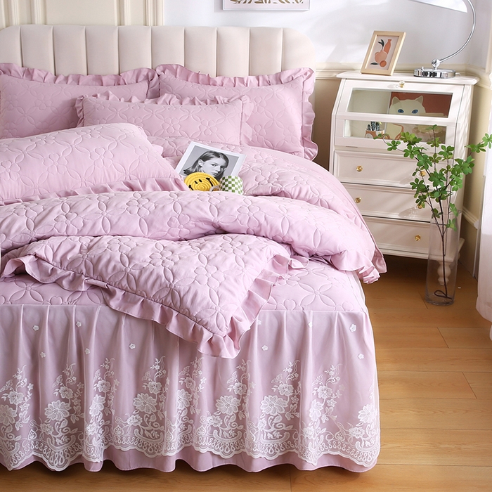 91家纺网 家纺一手货源 找家纺 （总）怡源梦 2026新款清新雅致四件套