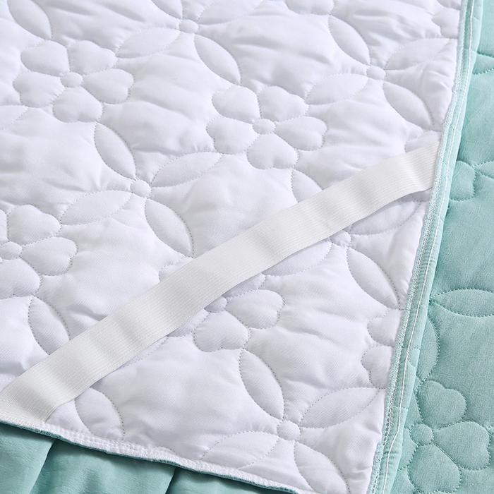 91家纺网 家纺一手货源 找家纺 怡源梦 2026新款清新雅致四件套 浅兰