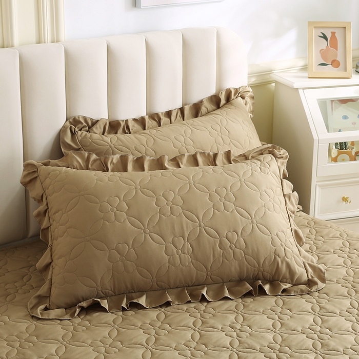 91家纺网 家纺一手货源 找家纺 怡源梦 2026新款清新雅致四件套 新黄绿