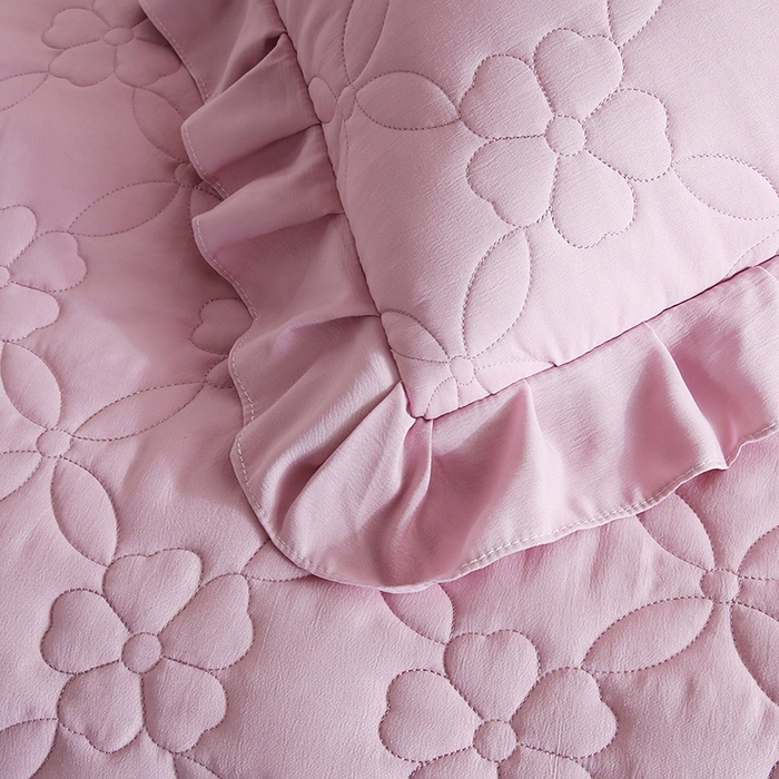 91家纺网 家纺一手货源 找家纺 怡源梦 2026新款清新雅致四件套 淡雅紫